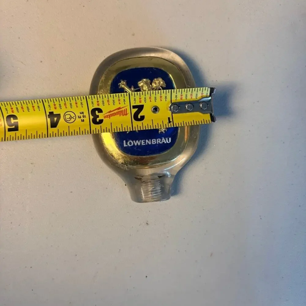 Lowenbrau Vintage Tap Handle 1970's Double Sided Acrylic Lucite Keg Handle 4